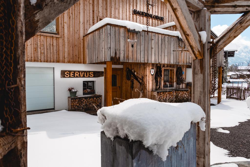 Bauernlodge Alpin Appartements Höfen Esterno foto