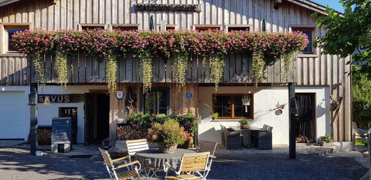 Bauernlodge Alpin Appartements Höfen Esterno foto