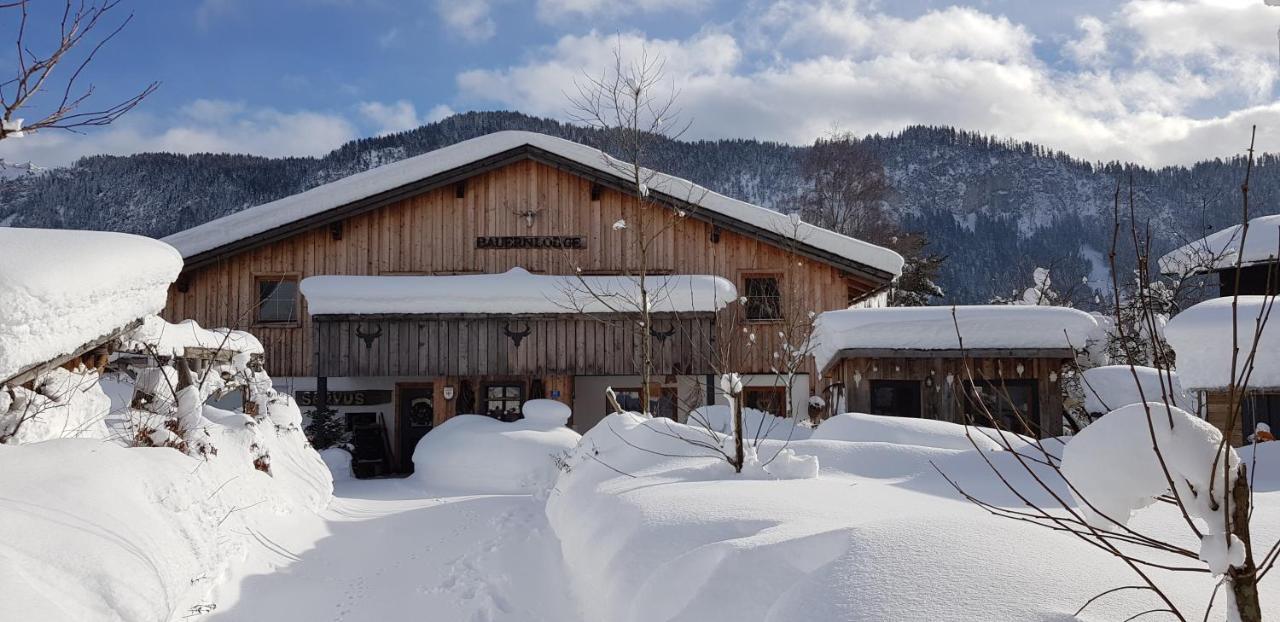 Bauernlodge Alpin Appartements Höfen Esterno foto